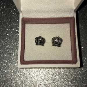 Pandora Royal Crown stud earrings